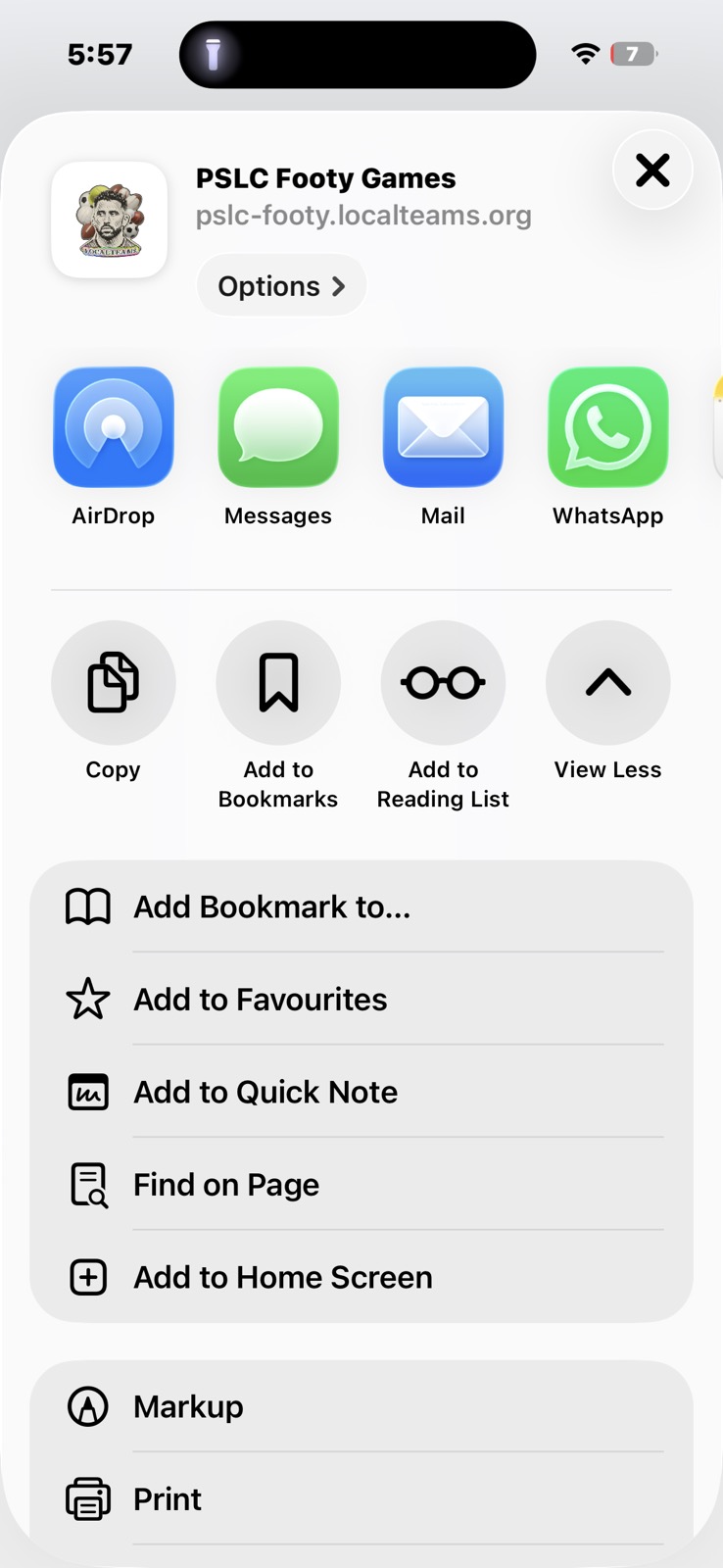 Add to Home Screen